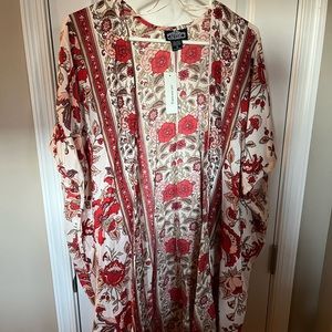 NWT Angie floral kimono, size S